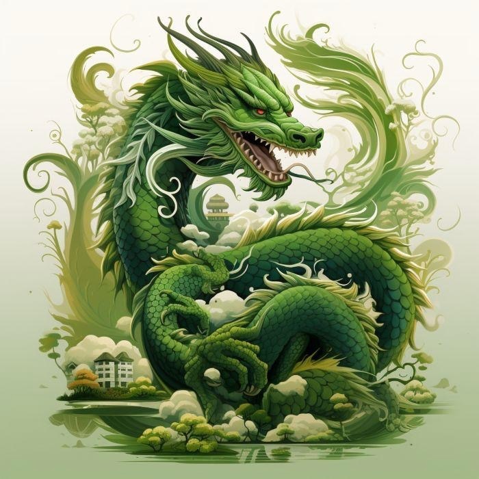 An image of a Green Dragon